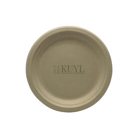 Bord suikerriet &Oslash;23cm bruin