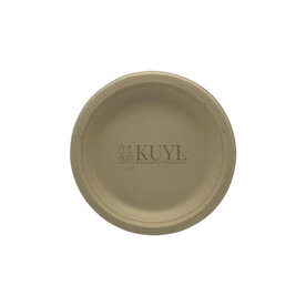 Bord suikerriet &Oslash;18cm bruin