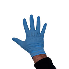 Nitril handschoenen M blauw