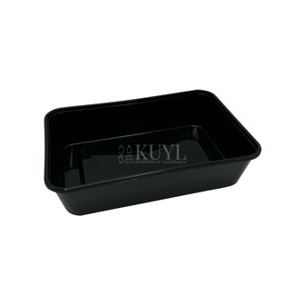 Maaltijdbak PP zwart 174/500cc