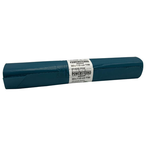 Afvalzak LDPE 90x110cm T50 blauw