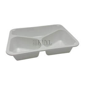 Menutray m30/45 PP 3 vaks wit
