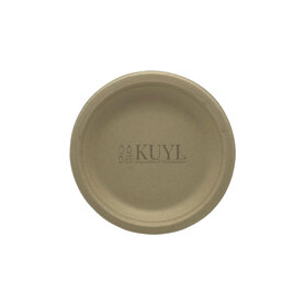 Bord suikerriet Ø18cm bruin