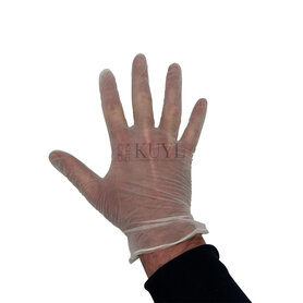 Vinyl handschoenen L wit