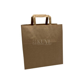 Papieren draagtas 26x17x26cm bruin